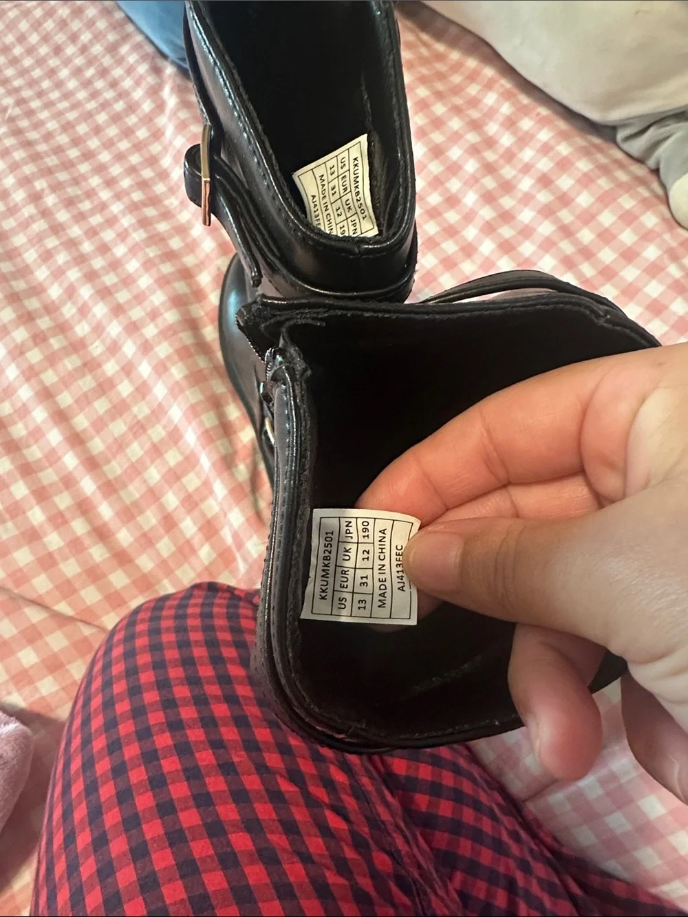 Kids Black Tall Boots